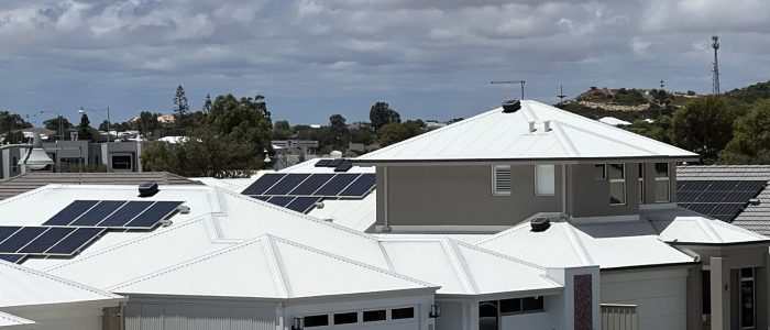 eco solar vents on 2 houses